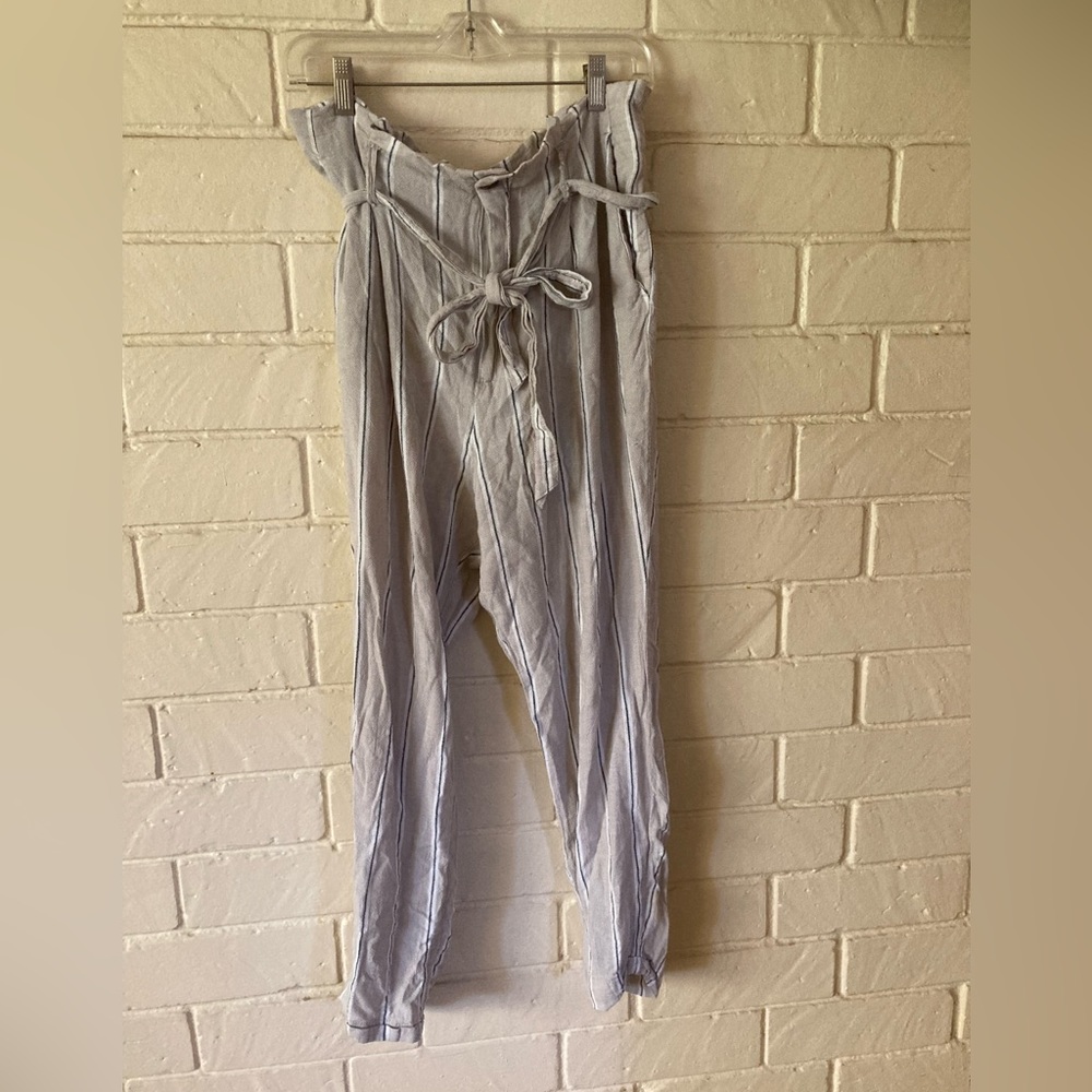 Size 12 H&M cute pants with tie belt